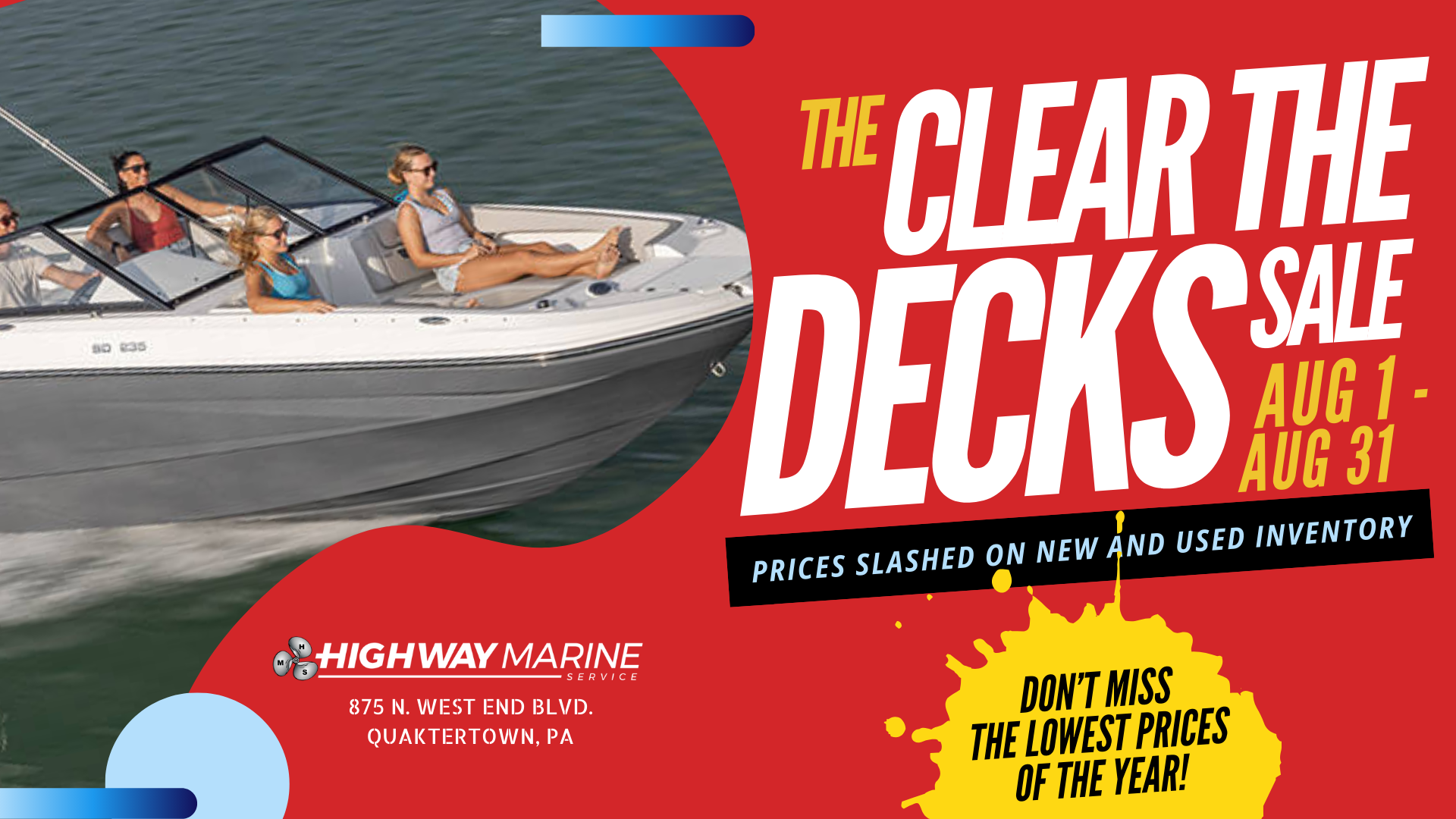 Clear the Decks Sale